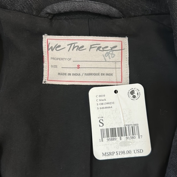 Free People Rebel Knit Oversized Moto Jacket - Picture 9 of 10